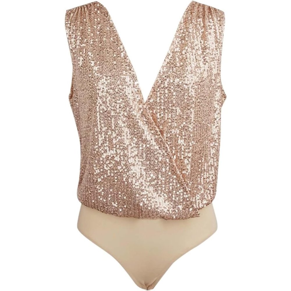 NWT Sequined Bodysuit